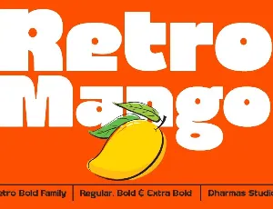 Retro Mango DEMO font