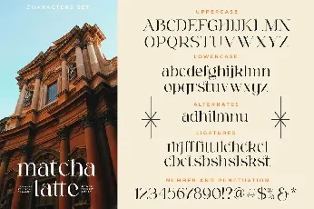 Matcha Latte font