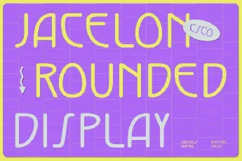 Jacelon Rounded font