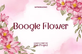 BoogieFlowerDemo font