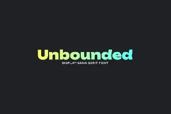 Unbounded Family font