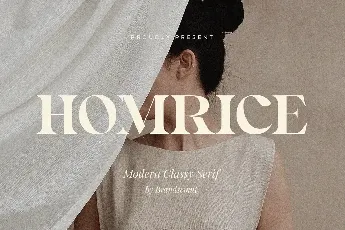 Homrice Serif font