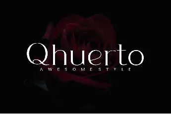 Qhuerto font