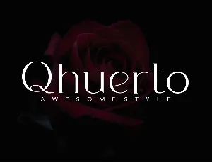 Qhuerto font