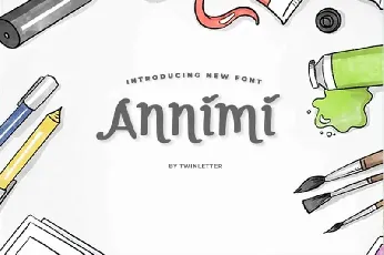 Annimi Script font