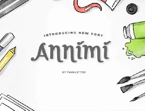 Annimi Script font