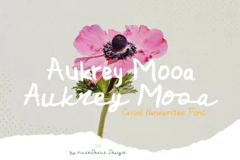 Aukrey Mooa font