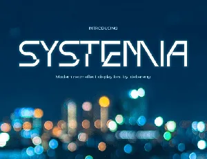 SYSTEMIA font