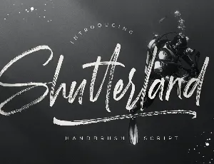 Shutterland font