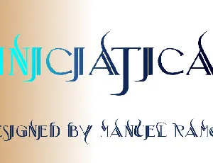 Iniciatica font