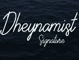 Dheynamist font