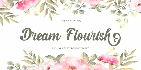 Dream Flourish font