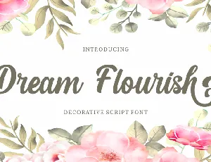 Dream Flourish font