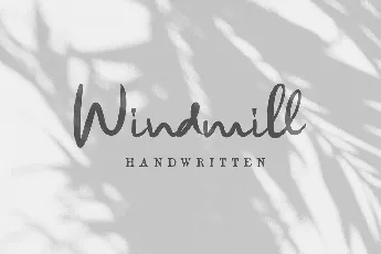 Windmill Demo font