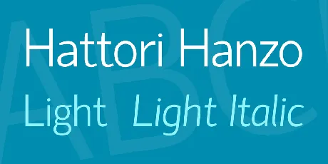 Hattori Hanzo font