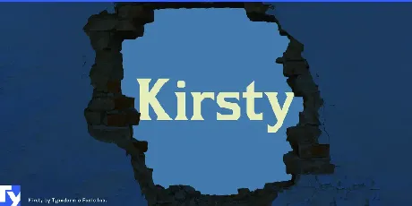 Kirsty font