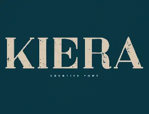 Kiera font