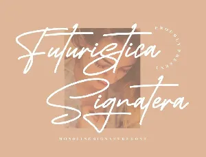 Futuristica Signatera font