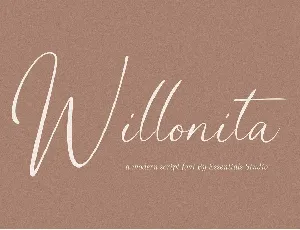 Willonita font