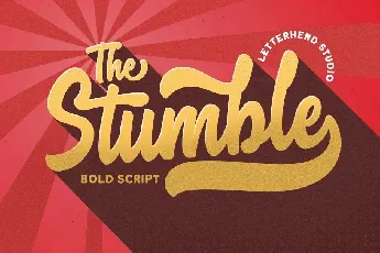 The Stumble font