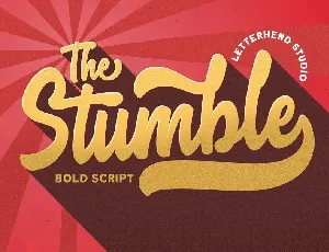 The Stumble font