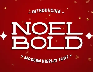 Noel Bold font