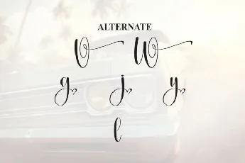 Vintage Calligraphy Typeface font