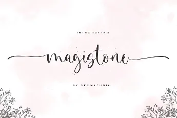 Magistone Lovely Calligraphy Script font