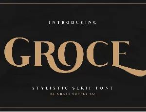 Groce font