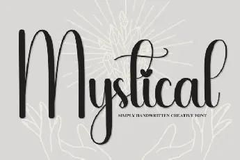 Mystical Script font