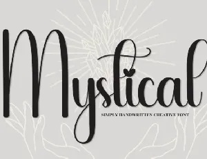 Mystical Script font