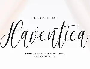 Haventica font