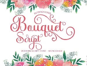 Bouquet Script font