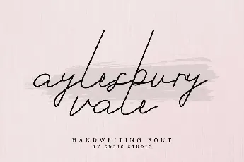 Aylesbury Vale Demo font