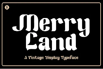 Merry Land Typeface font