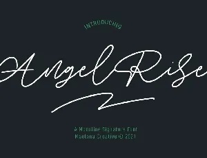 Angel Rise font