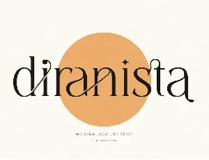 Diranista font