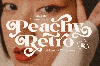 Peachy Retro DEMO font