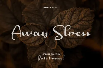 Away Stress font