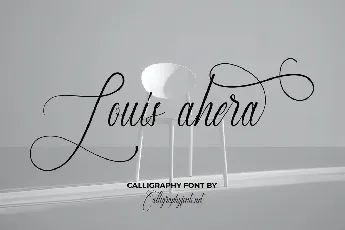 Louis Ahera Demo font