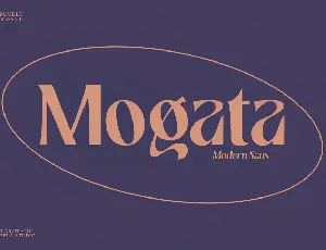 Mogata font