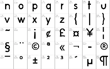 Huelic font