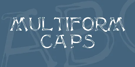 Multiform Caps font