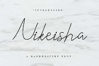 Nikeisha DEMO font