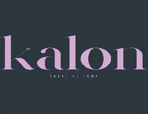 Kalon font