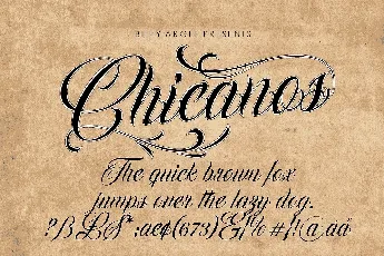 Chicanos font