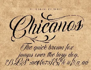 Chicanos font