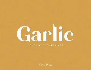 Garlic Elegant font
