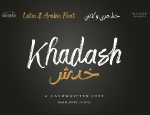 Khadash Arabic font