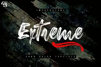 Extreme – Brush font